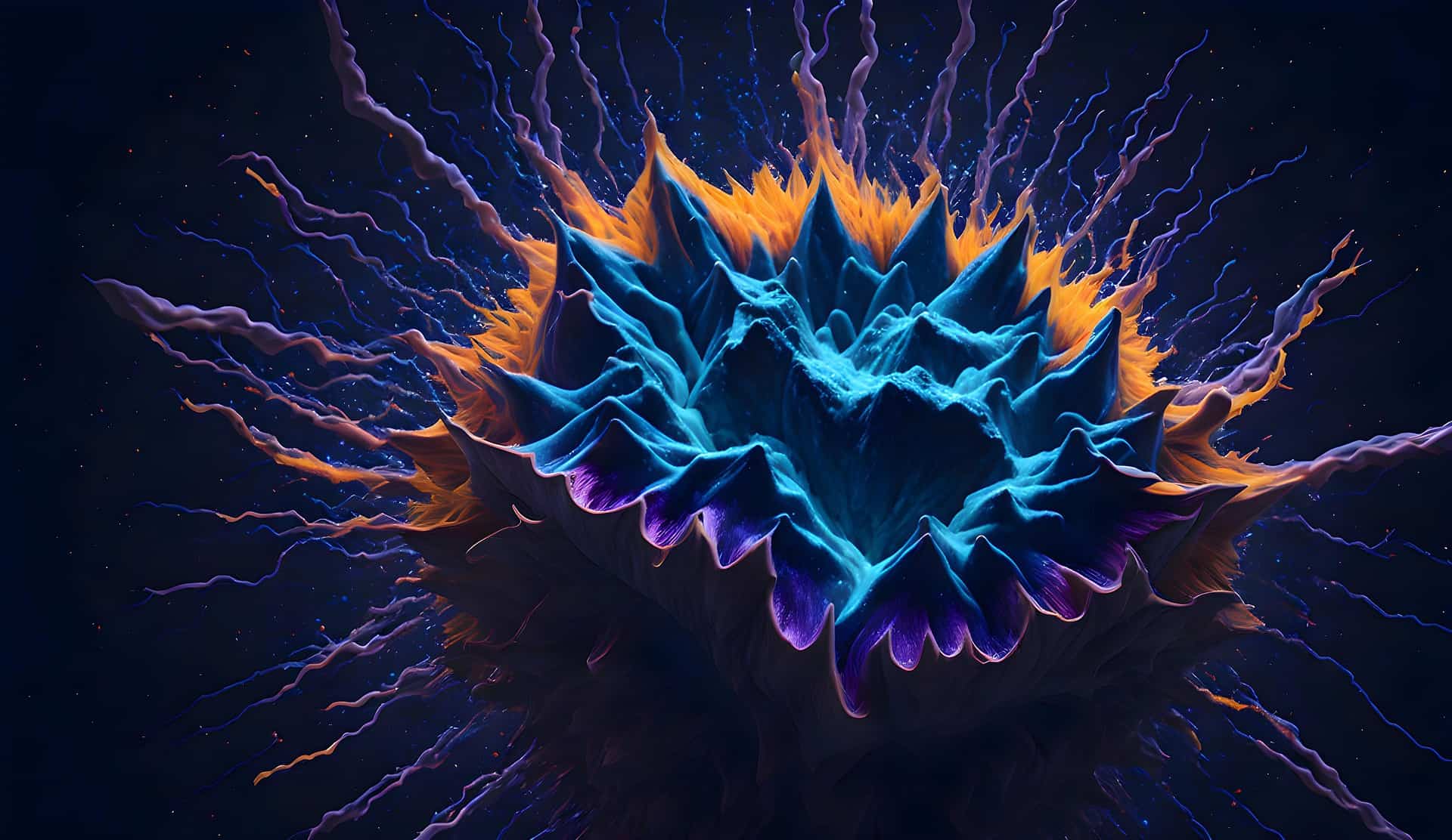 AI generated explosion image